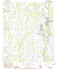 Download a high-resolution, GPS-compatible USGS topo map for Mangham, LA (1983 edition)