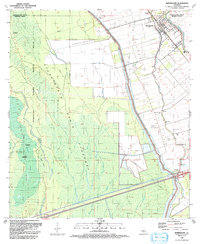Download a high-resolution, GPS-compatible USGS topo map for Maringouin, LA (1992 edition)