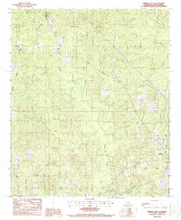 preview thumbnail of historical topo map of Union County, LA in 1988