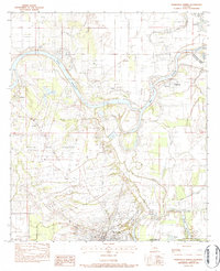 Download a high-resolution, GPS-compatible USGS topo map for Marksville North, LA (1984 edition)