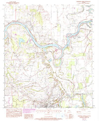 Download a high-resolution, GPS-compatible USGS topo map for Marksville North, LA (1993 edition)