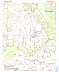 Download a high-resolution, GPS-compatible USGS topo map for Marksville South, LA (1993 edition)