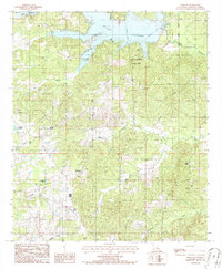 Download a high-resolution, GPS-compatible USGS topo map for Marsalis, LA (1986 edition)