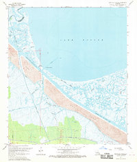 preview thumbnail of historical topo map of St. Bernard County, LA in 1967