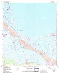 preview thumbnail of historical topo map of St. Bernard County, LA in 1967