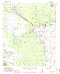Download a high-resolution, GPS-compatible USGS topo map for Mason, LA (1984 edition)