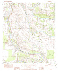 Download a high-resolution, GPS-compatible USGS topo map for Mayna, LA (1983 edition)
