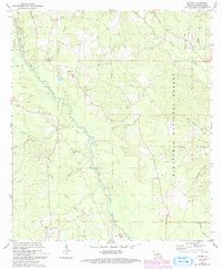 preview thumbnail of historical topo map of Rapides County, LA in 1971