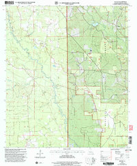 preview thumbnail of historical topo map of Rapides County, LA in 2003
