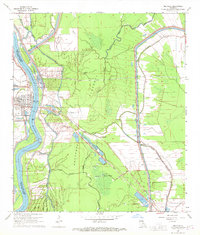 Download a high-resolution, GPS-compatible USGS topo map for Melville, LA (1970 edition)