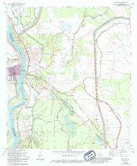 Download a high-resolution, GPS-compatible USGS topo map for Melville, LA (1994 edition)