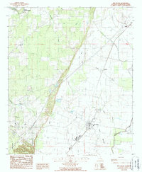 Download a high-resolution, GPS-compatible USGS topo map for Mer Rouge, LA (1988 edition)