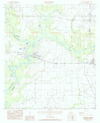 Download a high-resolution, GPS-compatible USGS topo map for Mermentau, LA (1985 edition)