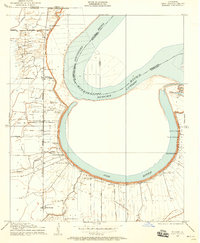 1909 Map of Millikin, 1958 Print