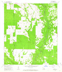 preview thumbnail of historical topo map of Allen County, LA in 1961