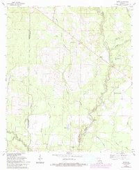 preview thumbnail of historical topo map of Allen County, LA in 1961