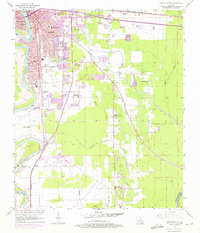 Download a high-resolution, GPS-compatible USGS topo map for Monroe South, LA (1975 edition)