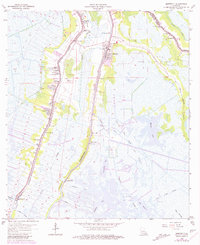 Download a high-resolution, GPS-compatible USGS topo map for Montegut, LA (1981 edition)