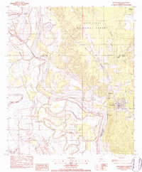 preview thumbnail of historical topo map of Montgomery, LA in 1983