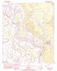 preview thumbnail of historical topo map of Montgomery, LA in 1983
