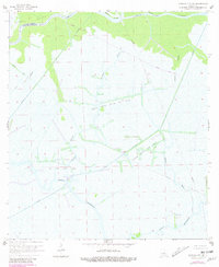 Download a high-resolution, GPS-compatible USGS topo map for Morgan City SE, LA (1981 edition)