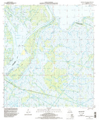 Download a high-resolution, GPS-compatible USGS topo map for Morgan City SW, LA (1998 edition)