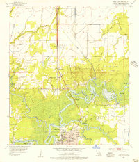 Download a high-resolution, GPS-compatible USGS topo map for Moss Bluff, LA (1956 edition)