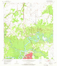 Download a high-resolution, GPS-compatible USGS topo map for Moss Bluff, LA (1965 edition)