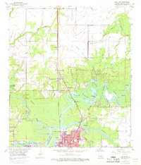 Download a high-resolution, GPS-compatible USGS topo map for Moss Bluff, LA (1968 edition)