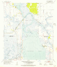 Download a high-resolution, GPS-compatible USGS topo map for Moss Lake, LA (1956 edition)