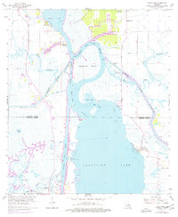 Download a high-resolution, GPS-compatible USGS topo map for Moss Lake, LA (1976 edition)