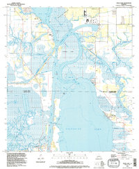 Download a high-resolution, GPS-compatible USGS topo map for Moss Lake, LA (1996 edition)