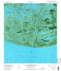 Download a high-resolution, GPS-compatible USGS topo map for Mulberry Island East, LA (1980 edition)