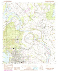 Download a high-resolution, GPS-compatible USGS topo map for Natchitoches North, LA (1992 edition)