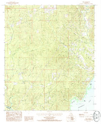 Download a high-resolution, GPS-compatible USGS topo map for Nebo, LA (1985 edition)