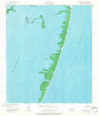 Download a high-resolution, GPS-compatible USGS topo map for New Harbor Islands, LA (1972 edition)