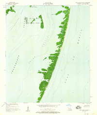 preview thumbnail of historical topo map of St. Bernard County, LA in 1951