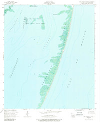 Download a high-resolution, GPS-compatible USGS topo map for New Harbor Islands, LA (1989 edition)