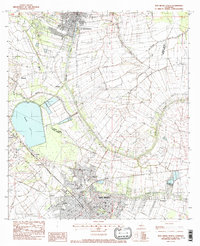 Download a high-resolution, GPS-compatible USGS topo map for New Iberia North, LA (1983 edition)