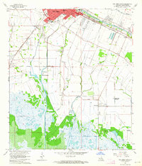 Download a high-resolution, GPS-compatible USGS topo map for New Iberia South, LA (1964 edition)