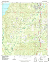Download a high-resolution, GPS-compatible USGS topo map for New Llano, LA (1997 edition)