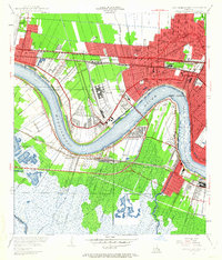 Download a high-resolution, GPS-compatible USGS topo map for New Orleans West, LA (1963 edition)