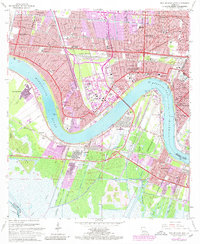 Download a high-resolution, GPS-compatible USGS topo map for New Orleans West, LA (1980 edition)