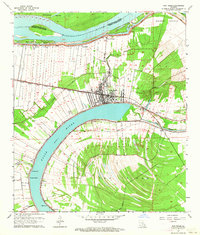 Download a high-resolution, GPS-compatible USGS topo map for New Roads, LA (1964 edition)