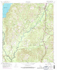 preview thumbnail of historical topo map of Vernon County, LA in 1954