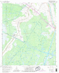 Download a high-resolution, GPS-compatible USGS topo map for North Bend, LA (1981 edition)