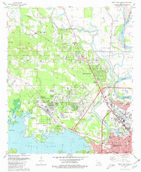 Download a high-resolution, GPS-compatible USGS topo map for North Highlands, LA (1981 edition)