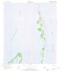Download a high-resolution, GPS-compatible USGS topo map for North Islands, LA (1972 edition)