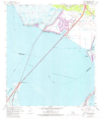 Download a high-resolution, GPS-compatible USGS topo map for North Shore, LA (1973 edition)