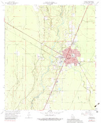 Download a high-resolution, GPS-compatible USGS topo map for Oakdale, LA (1983 edition)